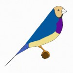 1,0 Blau